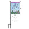Dicksons Magnolia Garden Outdoor Flag Decoration For Garden, Yard, Or Walkway Standard 13 x 18, Weather Resistant Polyester, Happy Yardi Gras - 2 of 2