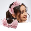 Unique Bargains Women's Fashion Satin Bow Knot Headband 0.31 Inch Wide 1 Pc - 2 of 4