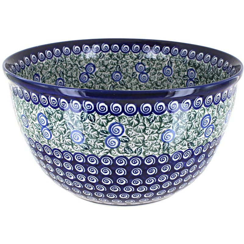 Blue Rose Polish Pottery 986 Zaklady Large Mixing Bowl, 1 of 2
