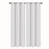 Solid Blackout Thermal Grommet Curtain Panels With Foam Backing (Set of 2) - 2 of 3