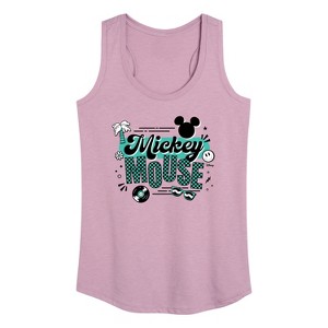 Women's - Disney - Mickey & Friends Graphic Racerback Tank - 1 of 4