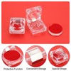 Unique Bargains Clear Plastic Foam Insert Jewelry Boxes Jewelry Storage - 3 of 4