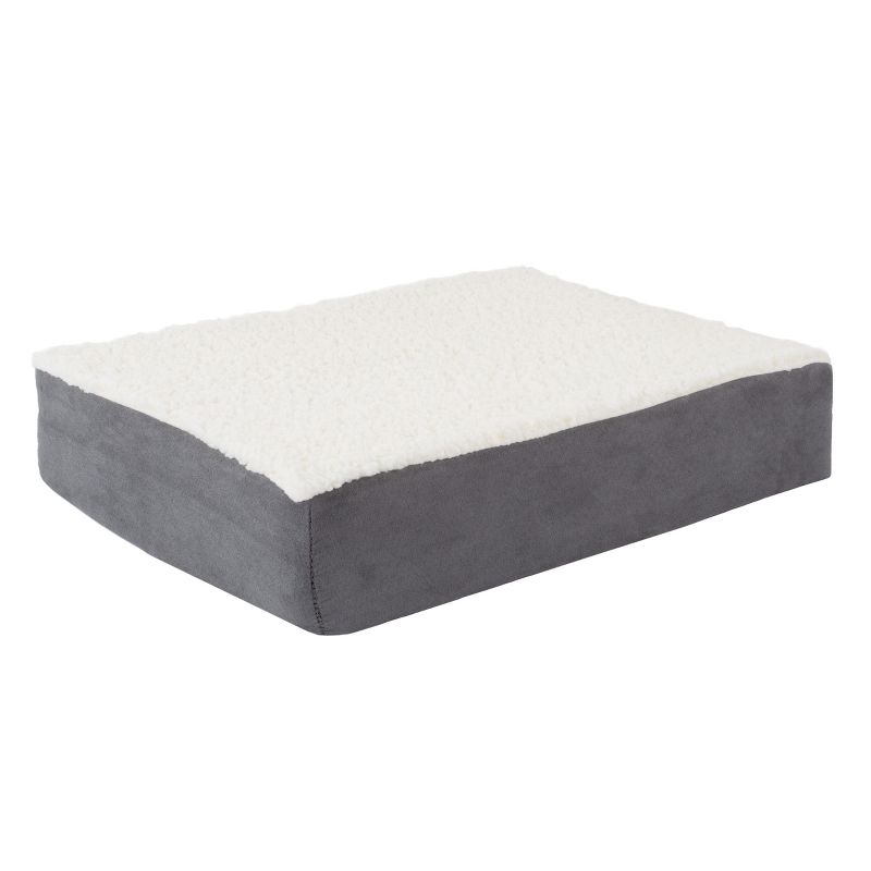 Pet Adobe Orthopedic Memory Foam Pet Bed with Removable Cover - Gray, 1 of 5