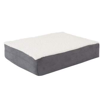 Pet Adobe Orthopedic Memory Foam Pet Bed with Removable Cover - Gray