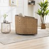 CAVINAS 360 Degree Swivel Chair, Swivel Barrel Chair, Rattan Accent Chair, Single Sofa Chair for Living Room, Leisure Arm Chair - 4 of 4