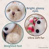 Bearington Frost E Bear Christmas Stuffed Animal, 10 Inch Snowman Plush Teddy Bear Decor - 3 of 4