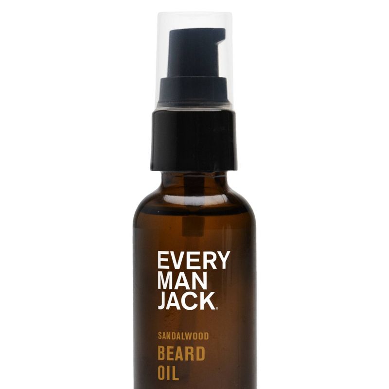 Every Man Jack Men&#39;s Moisturizing Beard Oil with Shea Butter - Sandalwood - 1 fl oz, 1 of 13