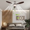 YIYIBYUS 52 Inch Smart Ceiling Fan with Dimmable Light, 6-speed Adjustable - 3 of 4