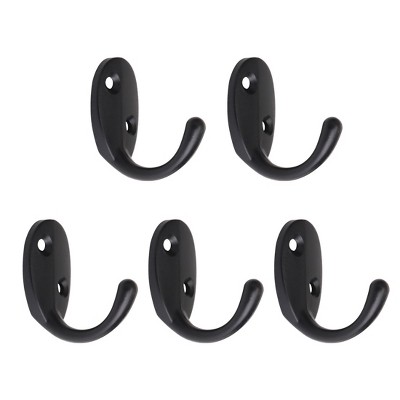 Unique Bargains Zinc Alloy Wall Mounted Bathroom Cloth Towel Key Coat Hook
