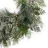 Northlight Real Touch™ Cedar and White Pine Artificial Christmas Wreath - 30" - Unlit - 3 of 4