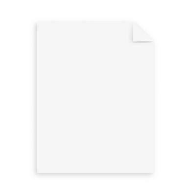 8.5&#34; x 11&#34; 235 Sheet Index Cardstock 199 gsm Bright White - Astrobrights
