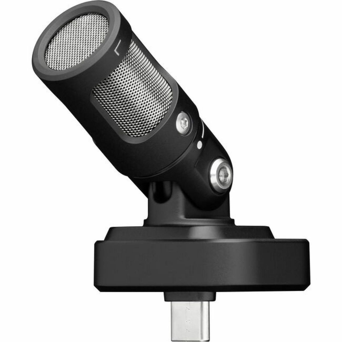 Shure MV88 Plug-in Condenser Microphone for Recording, Professional Audio, Speech, Singing, Interview Room, Music, Video, Vlog, Voice - Black - Stereo