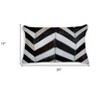 12 X 20  Chevron Cowhide Throw Pillow - 3 of 4