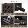 CAVINAS 4 Drawers TV Stand for TVs Up to 75 Inch,Console Table with Cable Management,Modern TV Stand for Bedroom,Living Room - 4 of 4
