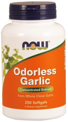 Odorless Garlic by Now Foods  -  250 Softgel