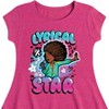 Girls' - Karma's World - Lyrical Star Airbrush Style Fit & Flair Cap Sleeve Dress - 2 of 2