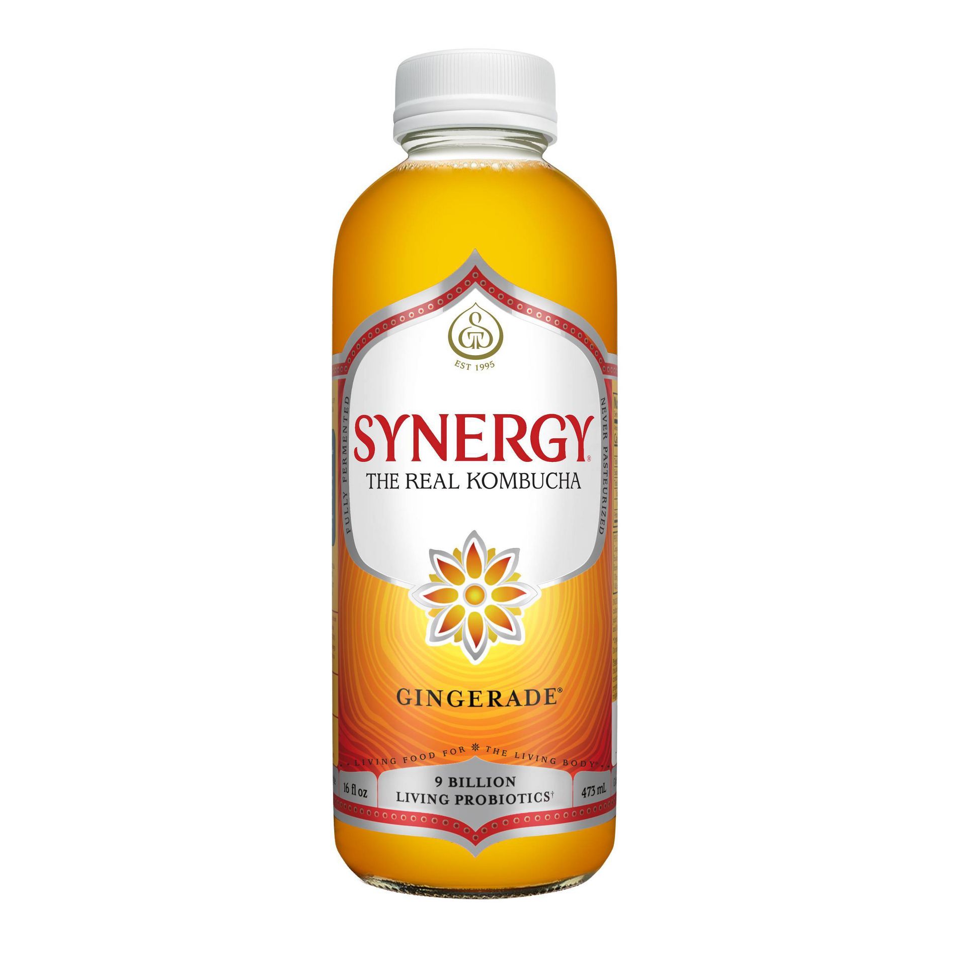 Synergy The Real Kombucha, Gingerade – 16 fl oz