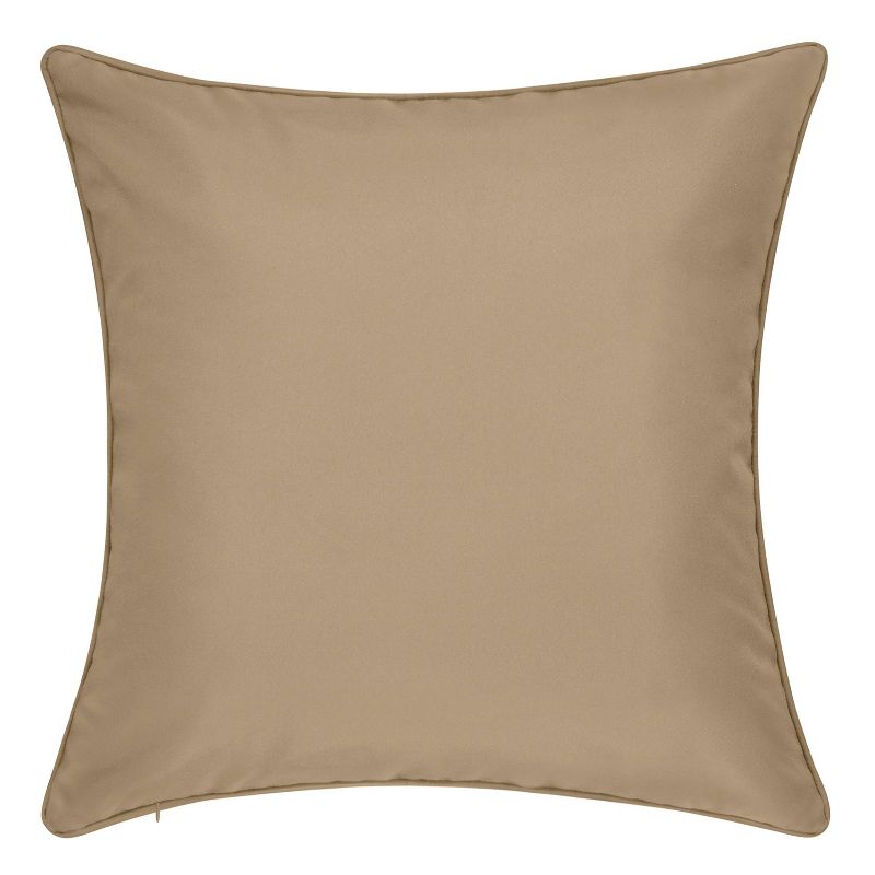 Embroidered Geometric Rattan Indoor/Outdoor Throw Pillow - Edie@Home, 3 of 7