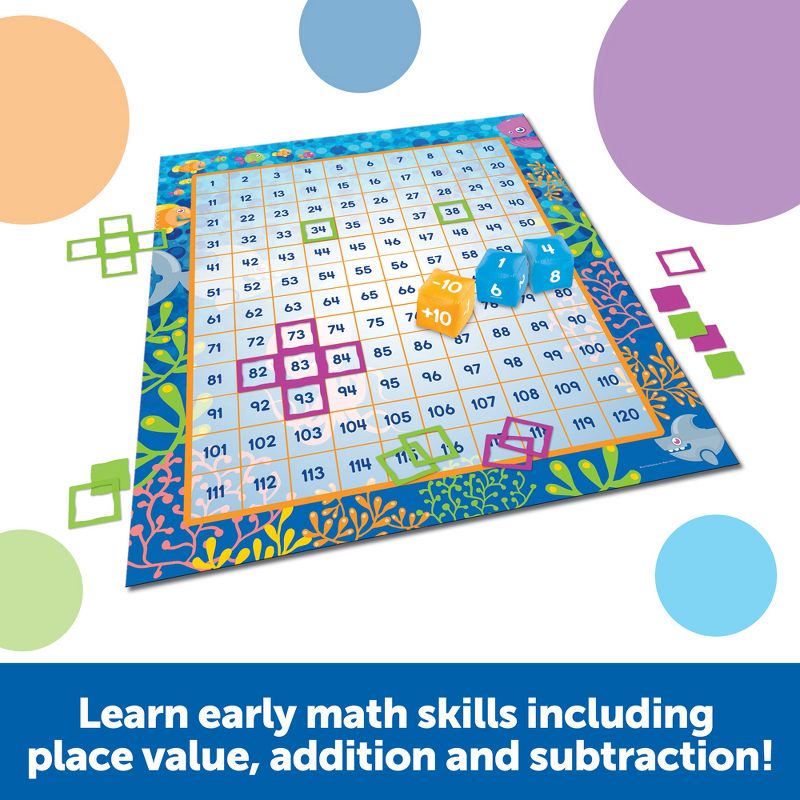 Learning Resources Make A Splash 120 Mat Floor Game, Ages 6+, 2 of 6