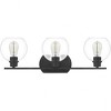 Quoizel Lighting Pruitt 3 - Light Vanity in  Matte Black - 2 of 4