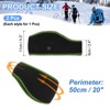 Unique Bargains Polar Fleece Stretchy Running Jogging Sweatband Ear Warmer Headbands 2 Pcs - 2 of 3