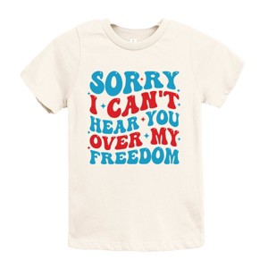 The Juniper Shop Sorry I Can't Hear You Over My Freedom Youth Short Sleeve Tee - 1 of 4