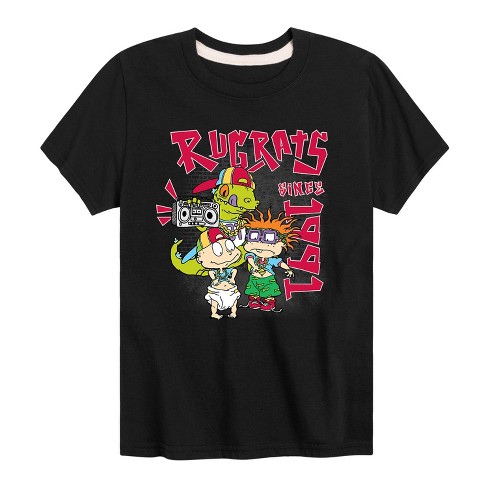 Boys' - Rugrats - Brick Wall Short Sleeve Graphic T-Shirt - image 1 of 4