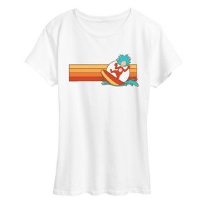 Women's - Dr. Seuss - Thing Surf Short Sleeve Graphic T-Shirt - 1 of 4