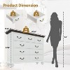 9 Drawers Dresser for Bedroom, Wooden Chest of Drawer with Large Drawers & Metal Handles - 2 of 4