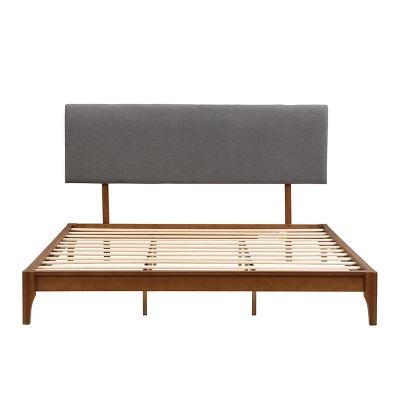 gray headboard