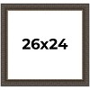 PosterPalooza | Photo Size Museum Brown Picture Frame - UV Acrylic, Foam Board Backing, Hanging Hardware - 2 of 4