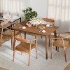 BestMasssage 47 Inch Dining Table Modern Wood KitchenTable with Tapered Legs - 2 of 4