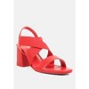 Comfortable Straps Block Heel Sandals - image 2 of 4