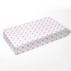 Bacati - Morocan Tiles Pink/Gray Muslin 100 percent Cotton Universal Baby US Standard Crib or Toddler Bed Fitted Sheet - 2 of 4