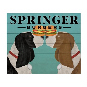 Trademark Fine Art Ryan Fowler Springer Burgers Wood Slat Art - 1 of 4