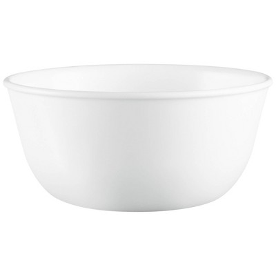Corelle Livingware 28oz 4pk Vitrelle Dining Bowls White (missing 1)