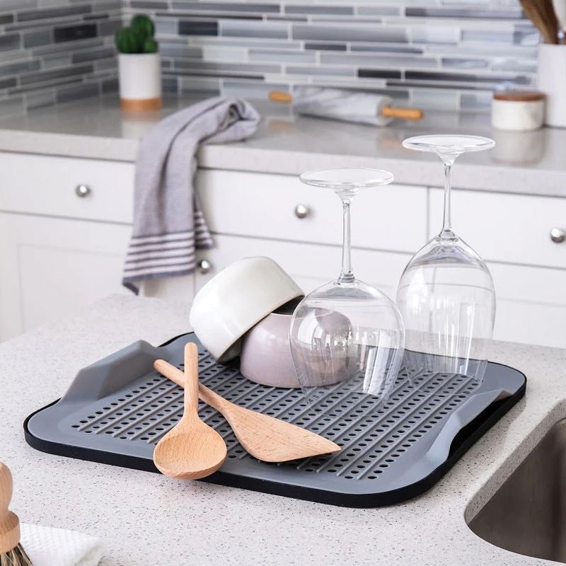 Better Houseware 2-Piece Silicone Drying Mat, 3 of 5