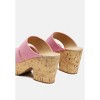 Gerd Block Heeled Suede Slip On Sandal Women - 2 of 4