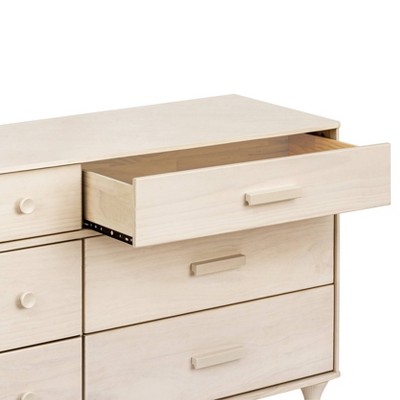 Washed Natural Double Dresser with Smooth-Glide Drawers