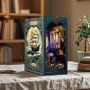 Chaokws DIY Book Nook Kit – Miniature Dollhouse Booknook, 3D Wooden Bookshelf Puzzle, Suitable Creative Bookshelf Easter Toys for Kids - 4 of 4