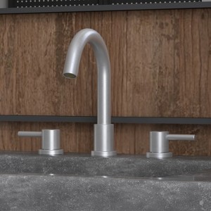 Widespread Bathroom Faucet, 8 Inch 3 Hole Faucet for Bathroom Vanity Sink, Lavatory Basin Faucet with 2 Lever Handles, cUPC Supply Line - 1 of 4