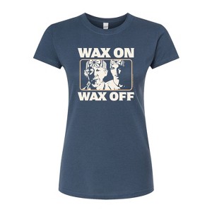 Women's - The Karate Kid - Wax On Wax Off Fitted Graphic T-Shirt - 1 of 2
