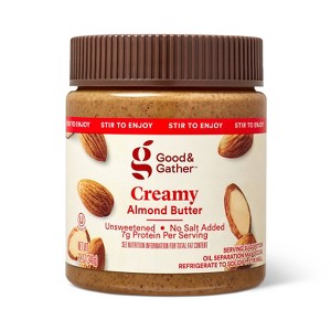 Stir Creamy Almond Butter - 12oz - Good & Gather™ - 1 of 4