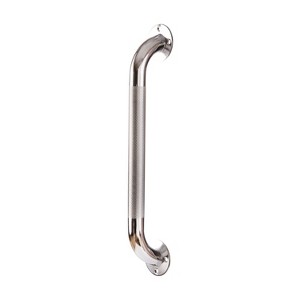 DMI Textured Grab Bar, 12 in Chrome, 1.5 in distance from wall, Rust-Resistant, Bathroom Safety, FSA/HSA Eligible - 1 of 4