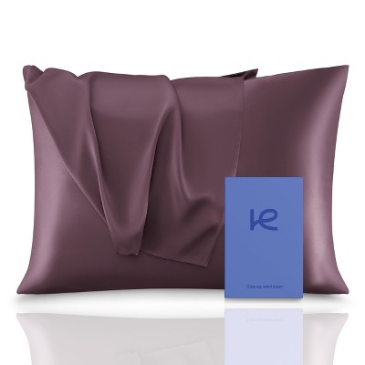 Kickoff 100% Organic Mulberry Soft Silk Pillowcase, Hidden Zipper, Highest 6A+ Grade 22 Momme Cooling For Hair & Skin, Hypoallergenic, Pillow Cover