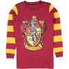 Harry Potter Kids Cotton Tight Fit Crest Pajamas All 4 Hogwarts Houses Available - 3 of 4