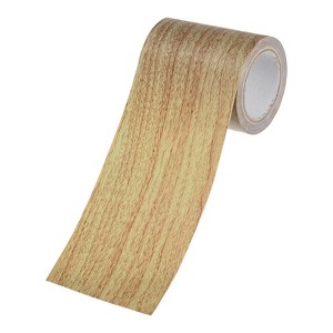 Unique Bargains Self Adhesive Realistic Wood Grain Durable Multi Use Masking Tape 1 Pc - 1 of 4
