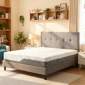 Dyonery Firm Flippable Mattress Dual Side Medium Firm-Extra Firm Memory Foam Bed Mattress for Back Pain,CertiPUR-US Certified,Fiberglass-Free - 1 of 4