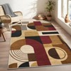 Soft Modern Low Pile Washable Indoor Area Rug Runner Rug Carpet for Living Room Bedroom Entryway - 2 of 4