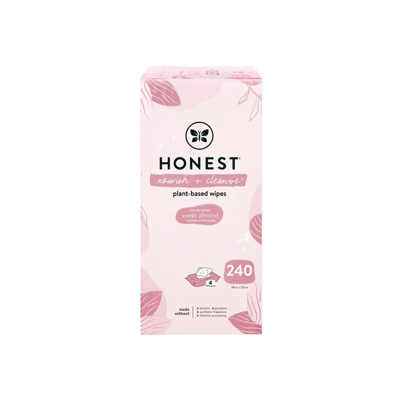 The Honest Company Nourish + Cleanse Plant-Based Baby Wipes - Sweet Almond (Select Count), 6 of 8